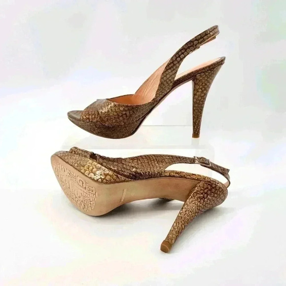 GINO  VAELLO SLING BACK HEELS - Picture 6 of 8